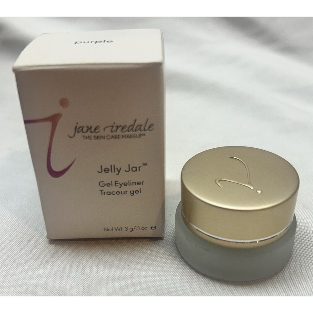 Jane Iredale Jelly Jar Gel Eyeliner Purple .1oz Boxed As Is